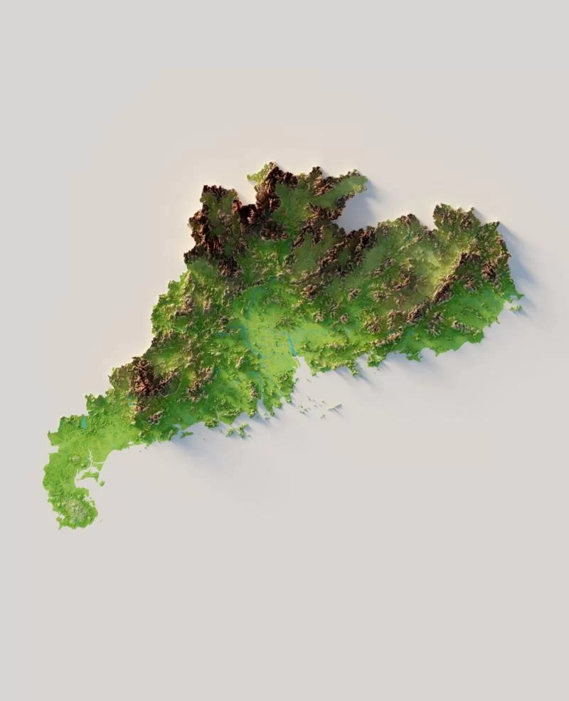广州3D地图大全：高清立体地图任你选择