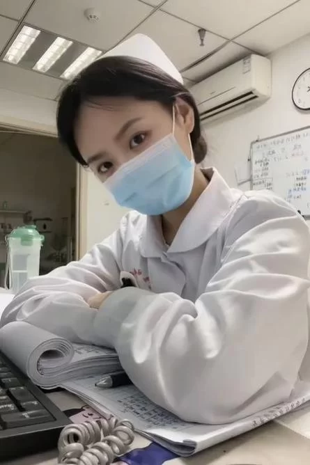 令人心动的护士美图：天使面容与温柔之心