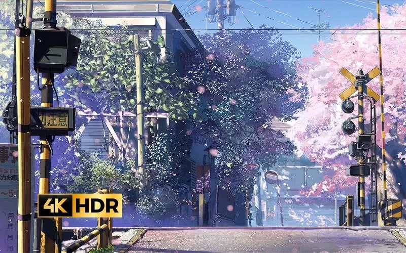 秒速5厘米壁纸高清大图：超治愈动漫壁纸推荐