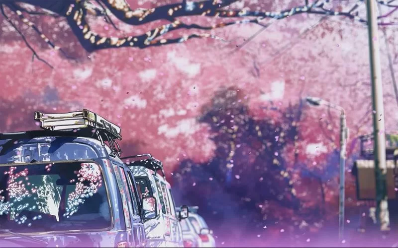 秒速5厘米壁纸高清大图：超治愈动漫壁纸推荐