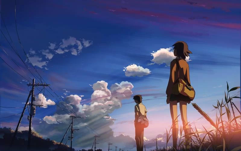 秒速5厘米壁纸高清大图：超治愈动漫壁纸推荐