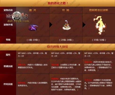 详解DNF撒共进化：从萌宠到强力伙伴的蜕变