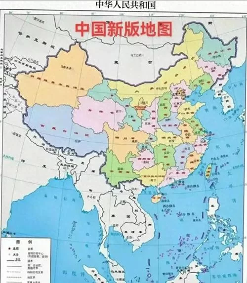 地图中国高清版大图：清晰查看中国全境地图