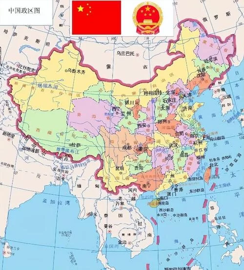 地图中国高清版大图：清晰查看中国全境地图