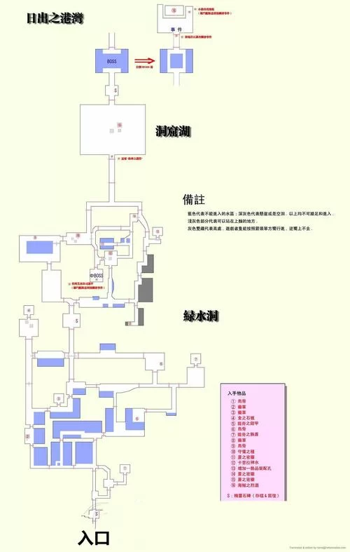 伊苏6绿水洞地图：新手必看！快速寻宝技巧
