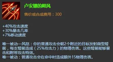 深入浅析卢安娜的飓风：适用英雄及最佳出装策略