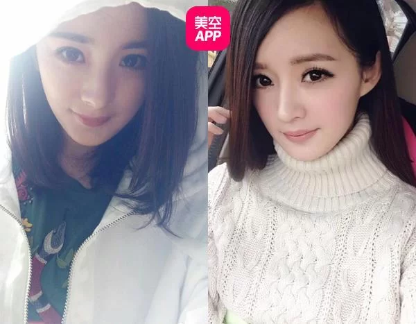 陈丹婷杨幂相似度95%？对比照引发网友热议