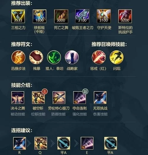 LOL无双剑姬出装教学：快速提升你的游戏水平