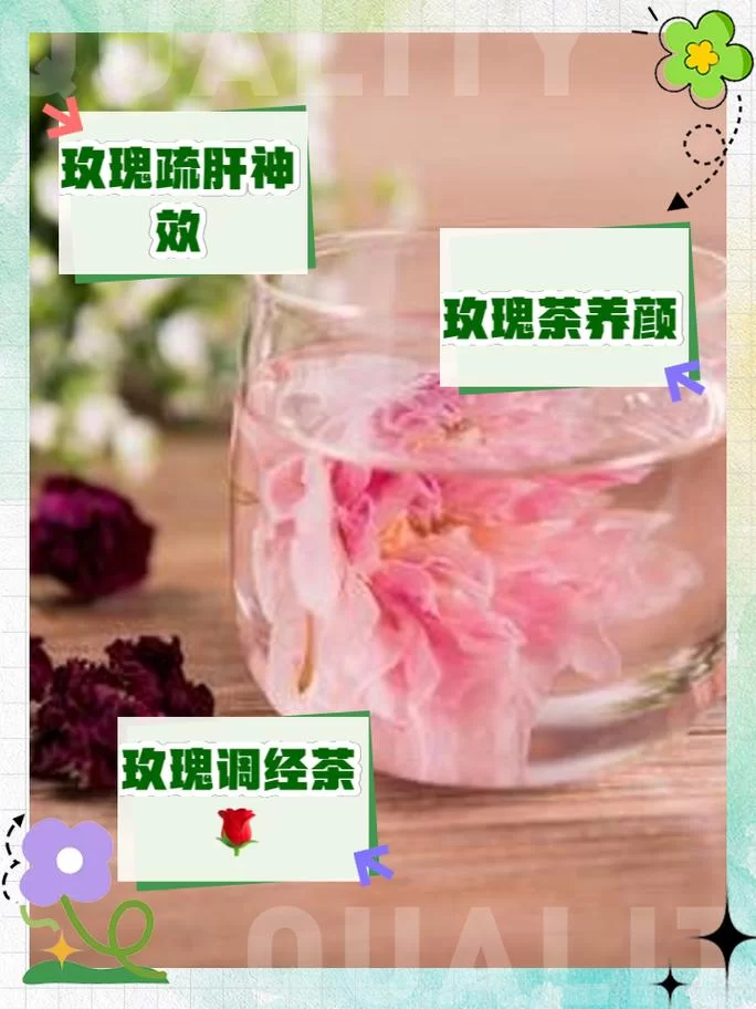 泡玫瑰花茶水温是80度好还是100度好？看完你就懂了！