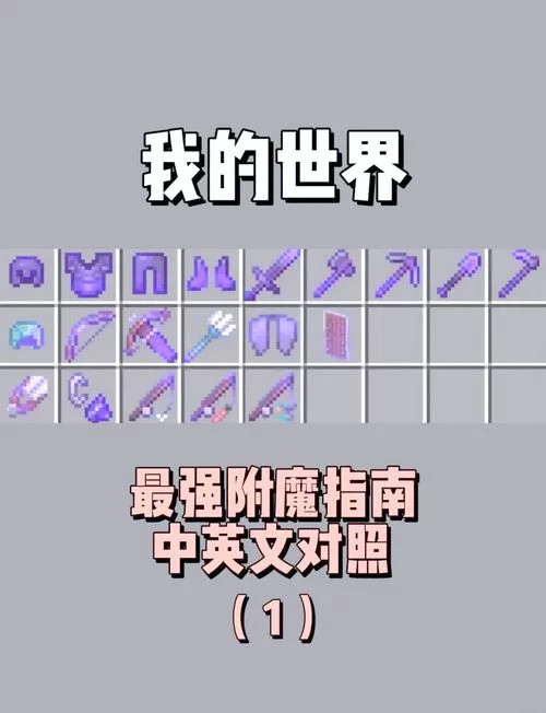 我的世界铁砧附魔技巧，这篇文章讲的明明白白！