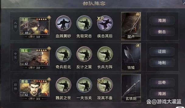 率土之滨阵容搭配排行：平民最强阵容推荐！