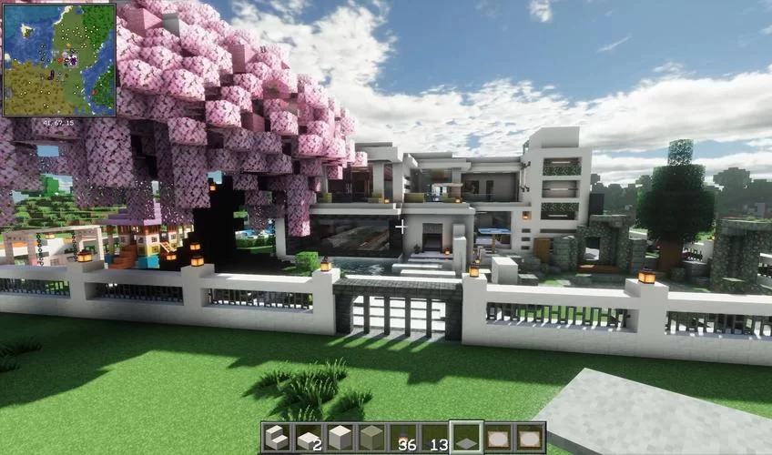 我的世界别墅怎么建？新手也能轻松学会的教程！