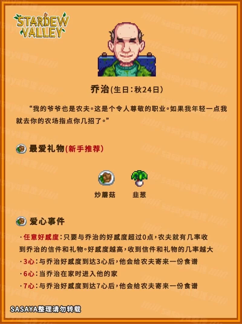 星露谷物语老公哪个好？这份老公排名请收好！