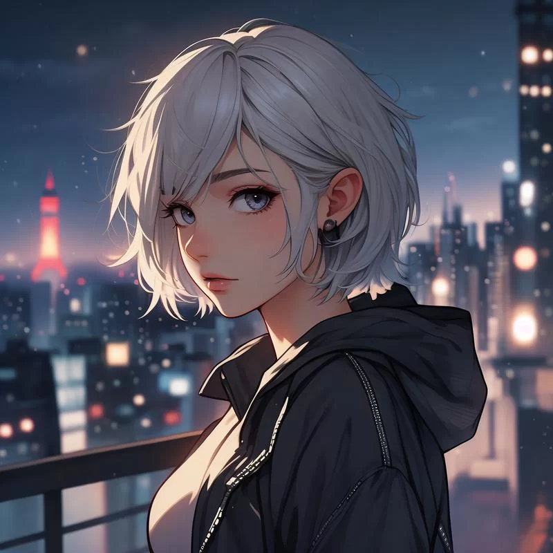 还在找头像？试试这款冷酷女生头像，回头率超高！