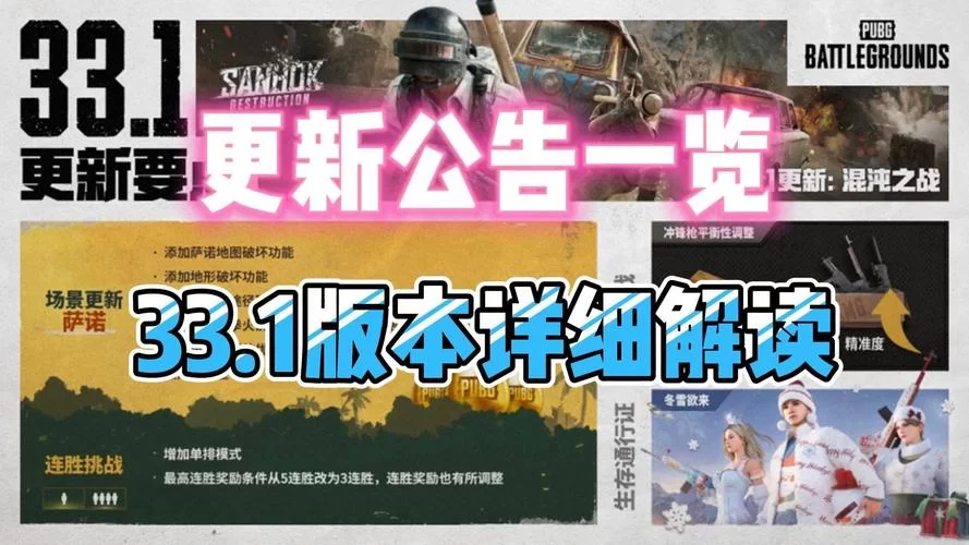 绝地求生5.11更新了啥？新版本内容抢先看！