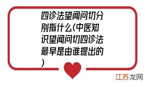 望闻问切是谁发明的？中医四诊法的起源与发展！