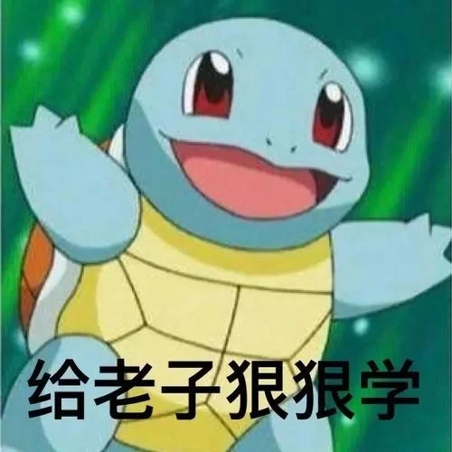 杰尼龟表情包合集，各种搞笑卖萌的都有！