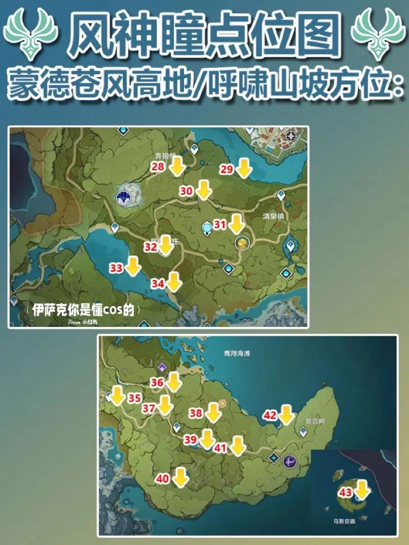 风神瞳位置都在哪？超详细图文攻略分享！