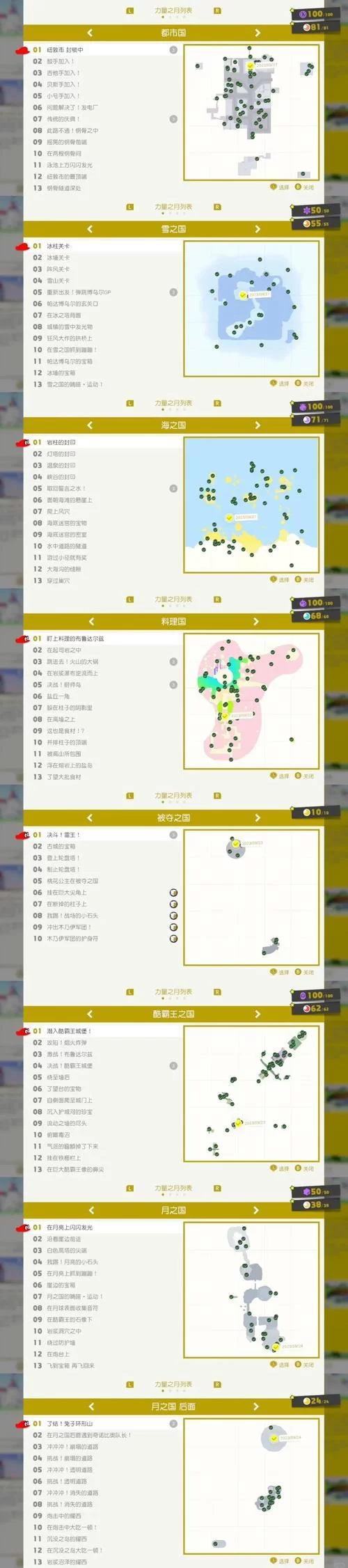 马里奥奥德赛一共几个国？最全收集攻略看这里！