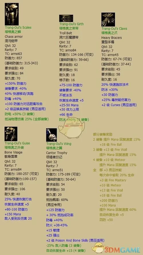 暗黑2米山三件套是啥？新手必看装备搭配攻略！