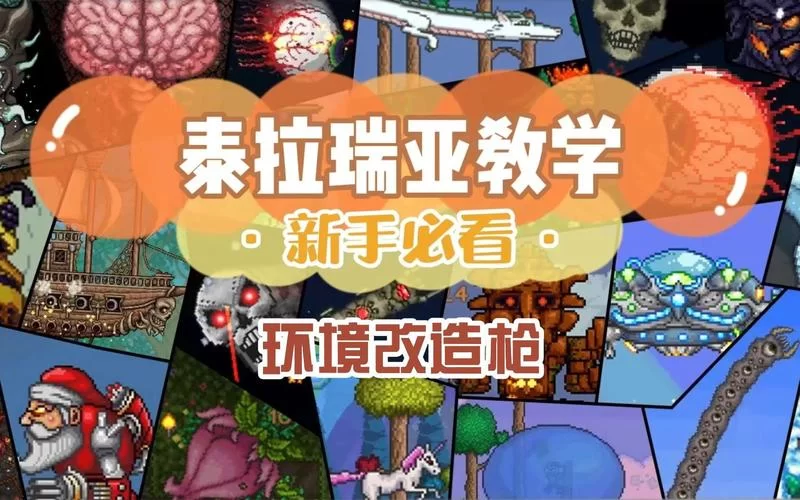 泰拉瑞亚环境改造枪太好用了！环境改造神器！