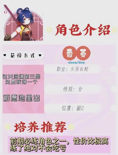 香菱天赋加点顺序推荐，简单易懂的平民攻略！