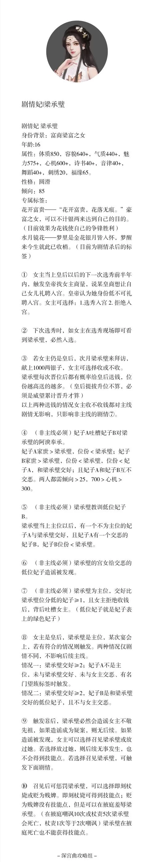 深宫曲剧情妃攻略来了！手把手教你玩转后宫！