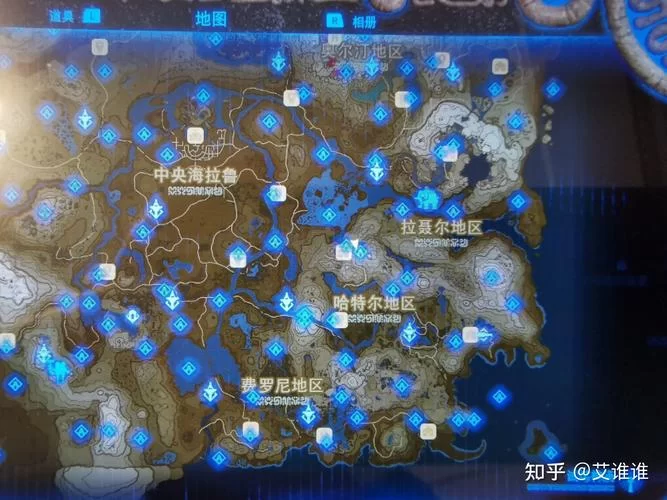 荒野之息全神庙地图高清版，120个神庙位置详解！