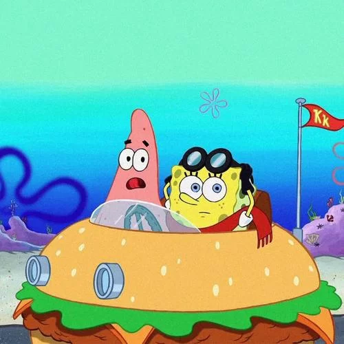 最新海绵宝宝派大星图片，快来换上新头像吧！