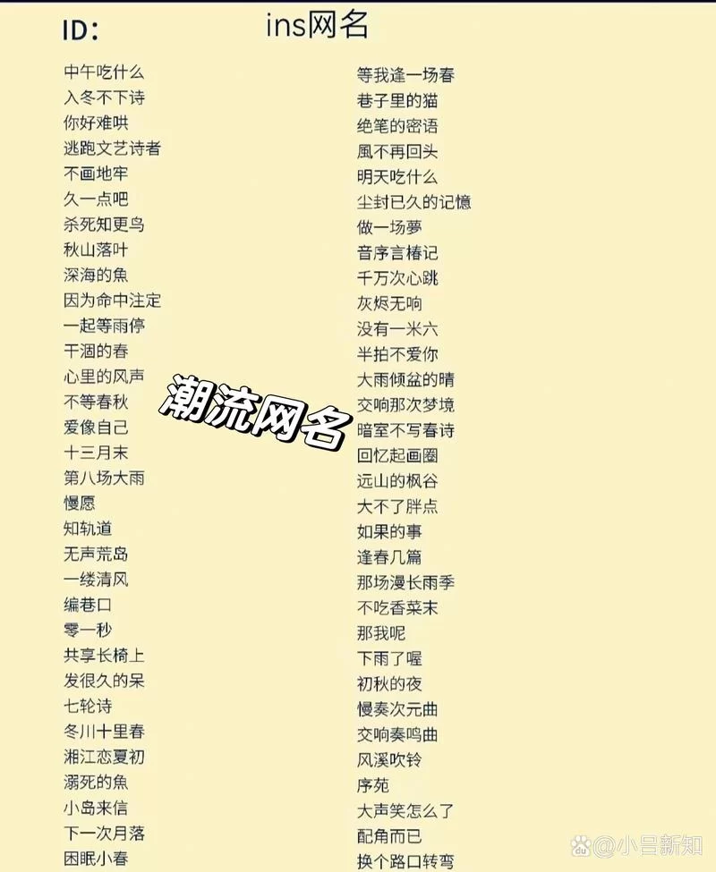 用户名昵称大全看这里！教你起个好听又好记的名字！