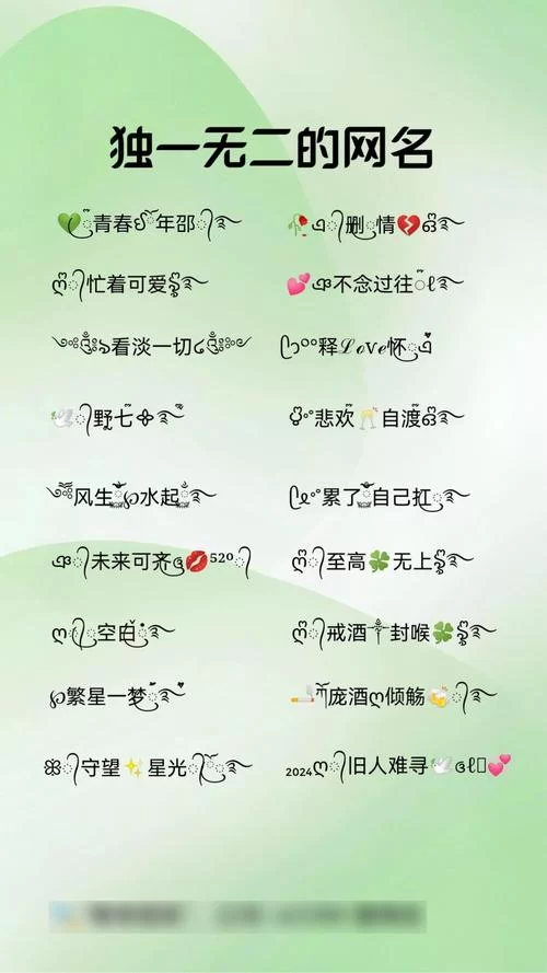 用户名昵称大全看这里！教你起个好听又好记的名字！