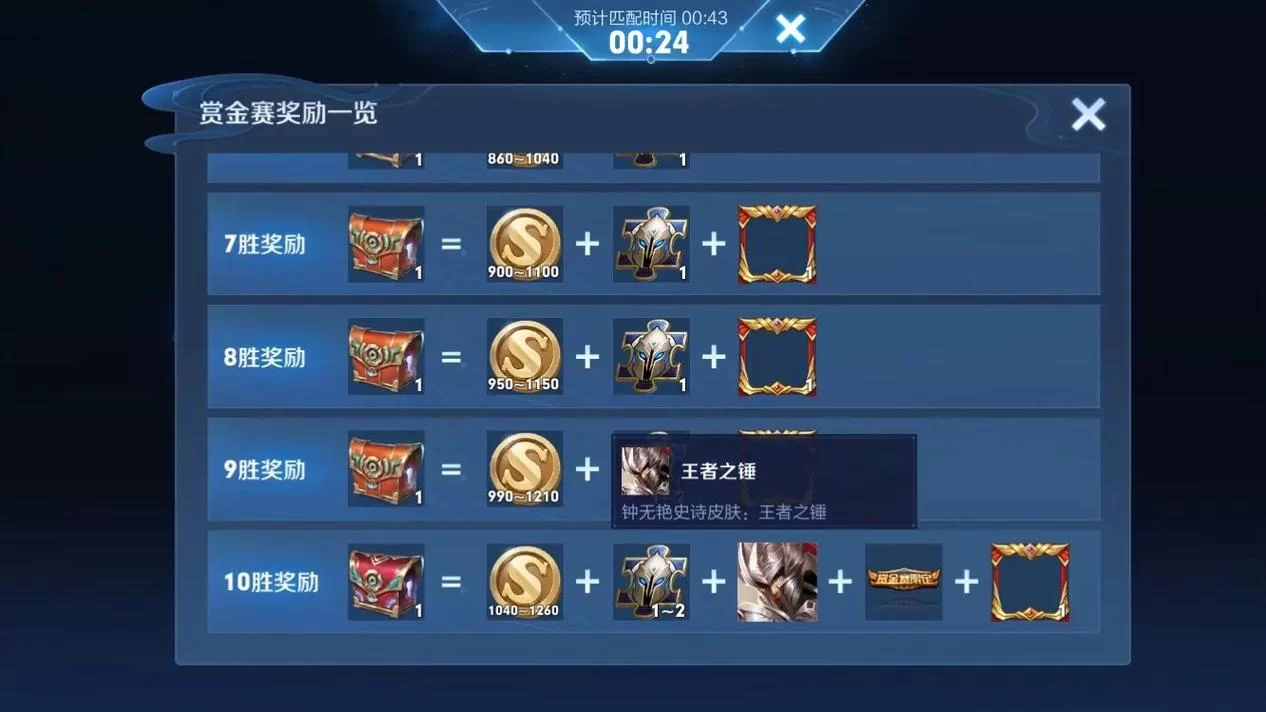 王者赏金赛奖励有哪些？平民玩家也能拿好礼！