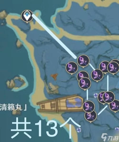 鸣草分布图来啦！跟着路线走，鸣草轻松采集！