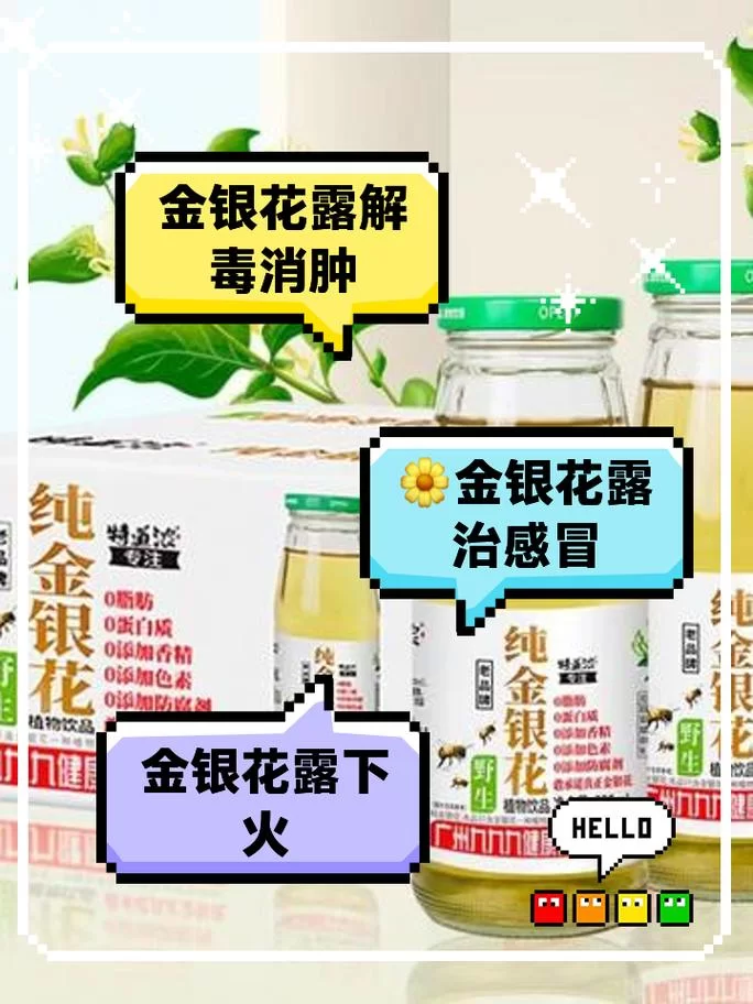 金银花露的功效与作用，这几类人喝了好处多！