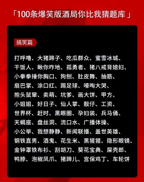 爆笑你画我猜词库分享，朋友聚会必备游戏攻略！