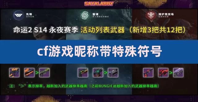 穿越火线好听的昵称有哪些？看这篇就够了！