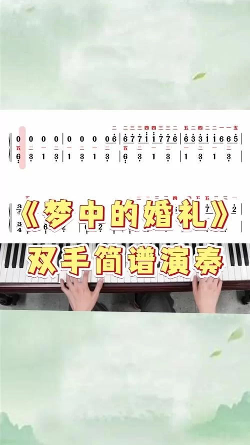 想学梦中的婚礼简谱？这篇保姆级教程别错过！