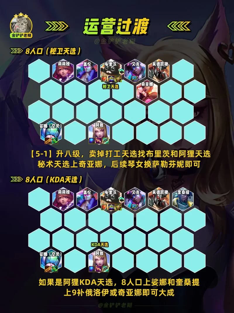 想玩减蓝变异狐狸阵容？这几个关键点要知道！