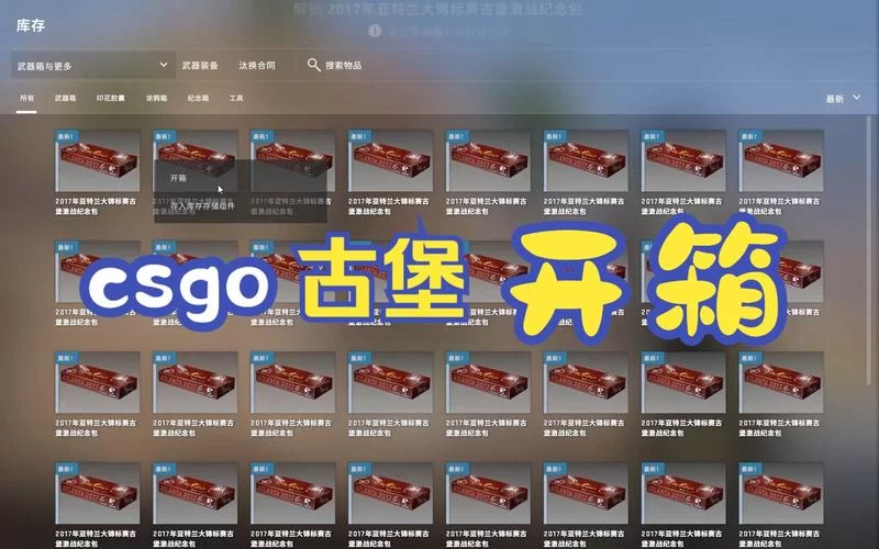 想买csgo古堡箱子？先看看这份价格参考指南！