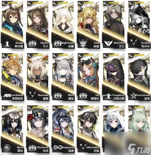 明日方舟都有哪些角色？超全角色图鉴介绍！