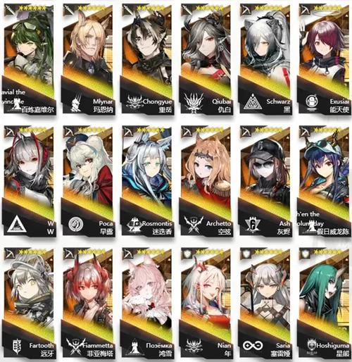 明日方舟都有哪些角色？超全角色图鉴介绍！