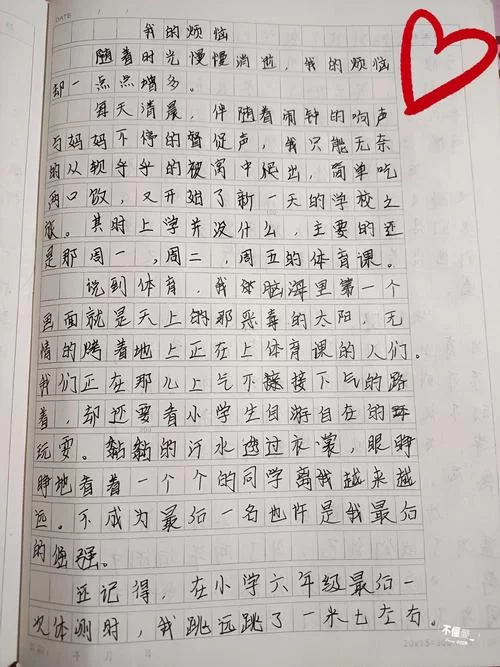 考试成绩不好？写篇我的烦恼600字作文
