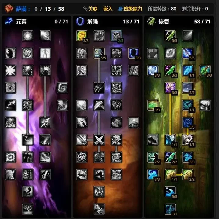 魔兽世界怀旧服天赋模拟器，经典版本天赋一键配置！