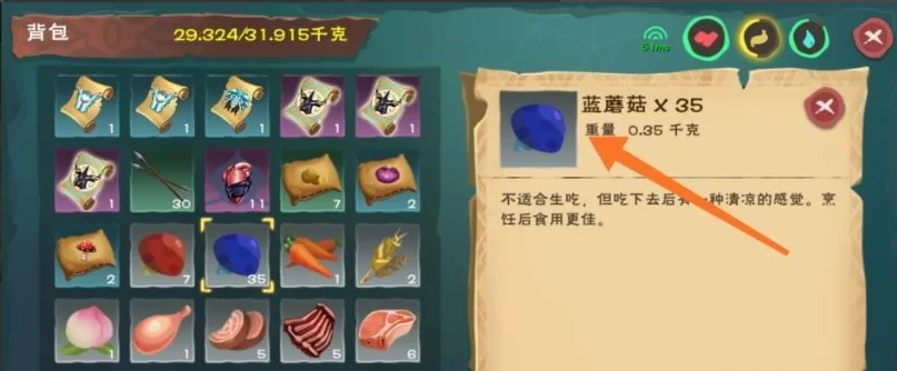 新手必看！创造与魔法蓝蘑菇位置详细坐标！