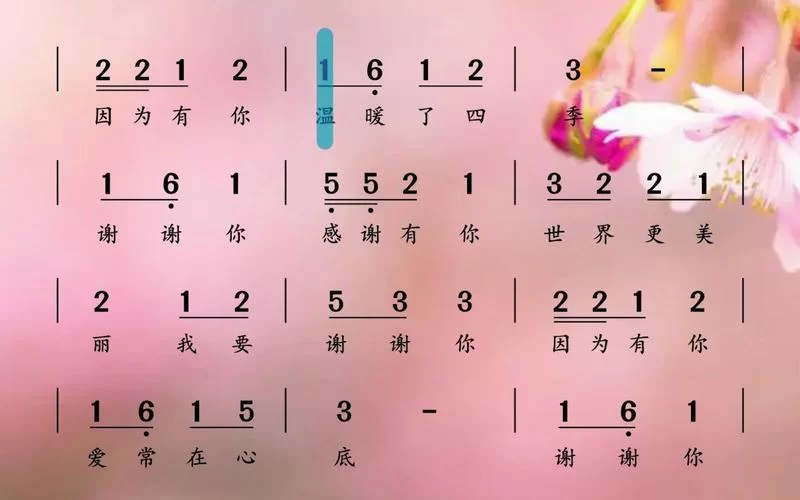 想要听我说谢谢你歌词完整版图片？点这就对！