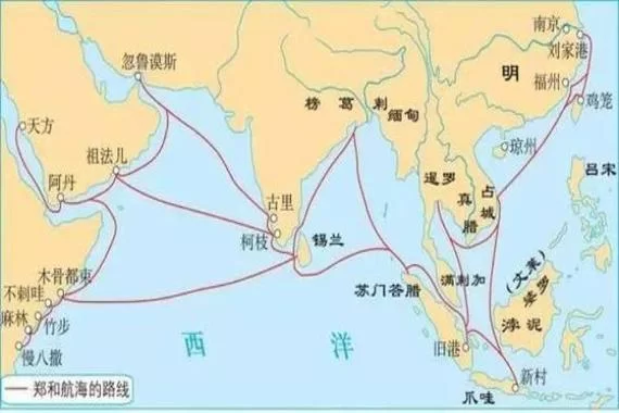 郑和下西洋的航线是啥？超简单的路线科普来了！