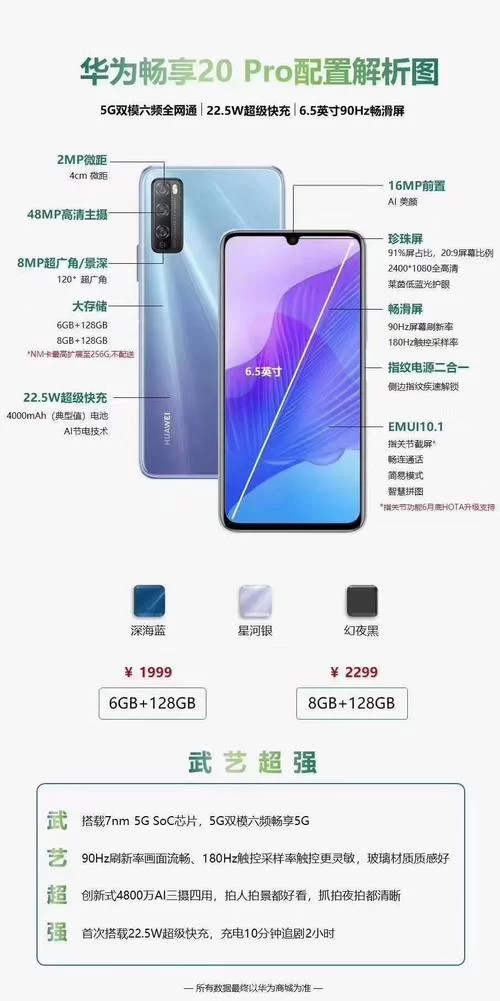 想买华为畅享20pro？详细参数配置必须先了解！