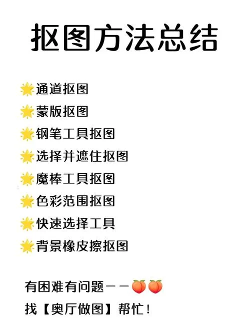 美图秀秀抠图教程详解，保姆级教学包教包会！