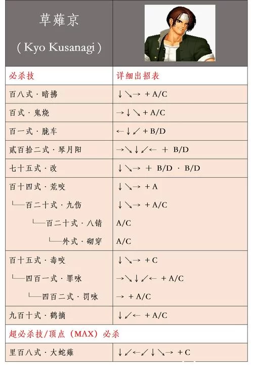 拳皇人物介绍：新手入门必看的热门角色攻略！