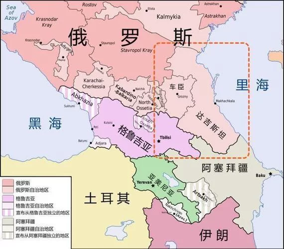 最新俄罗斯地图超清版大图分享，收藏备用！